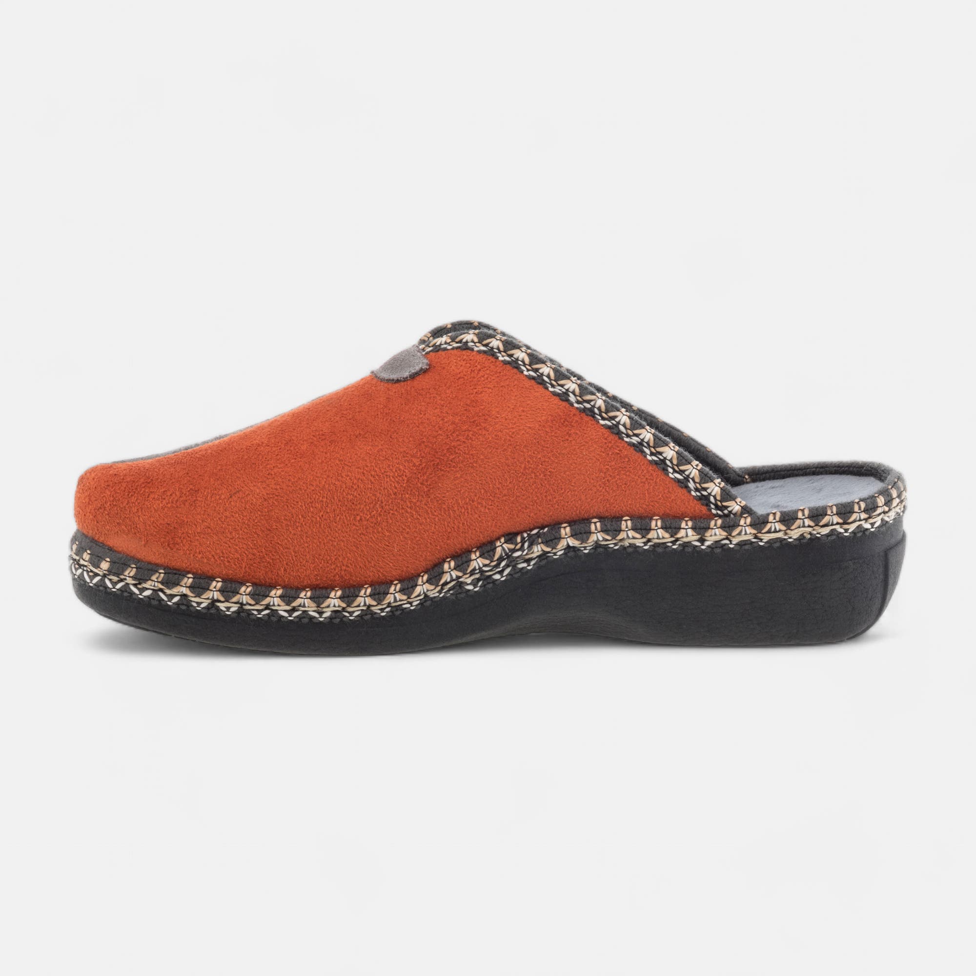 Pantoufles mules Femme orange