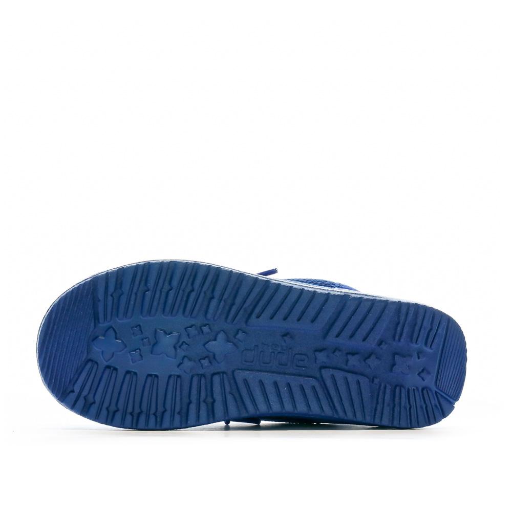 Hey Dude Chaussures Bleu Garçon Hey Dude Wally Youth Funk Mono
