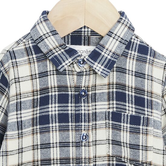 Bleu Château Chemise manches longues   Blue Spirit        de               Marèse