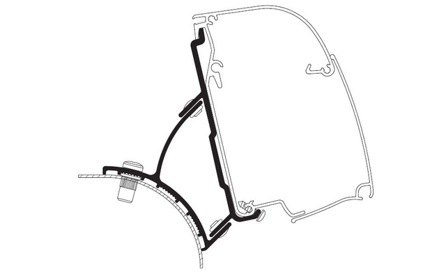 Thule Adapter T 4200 VW T5/T6 Minivan
