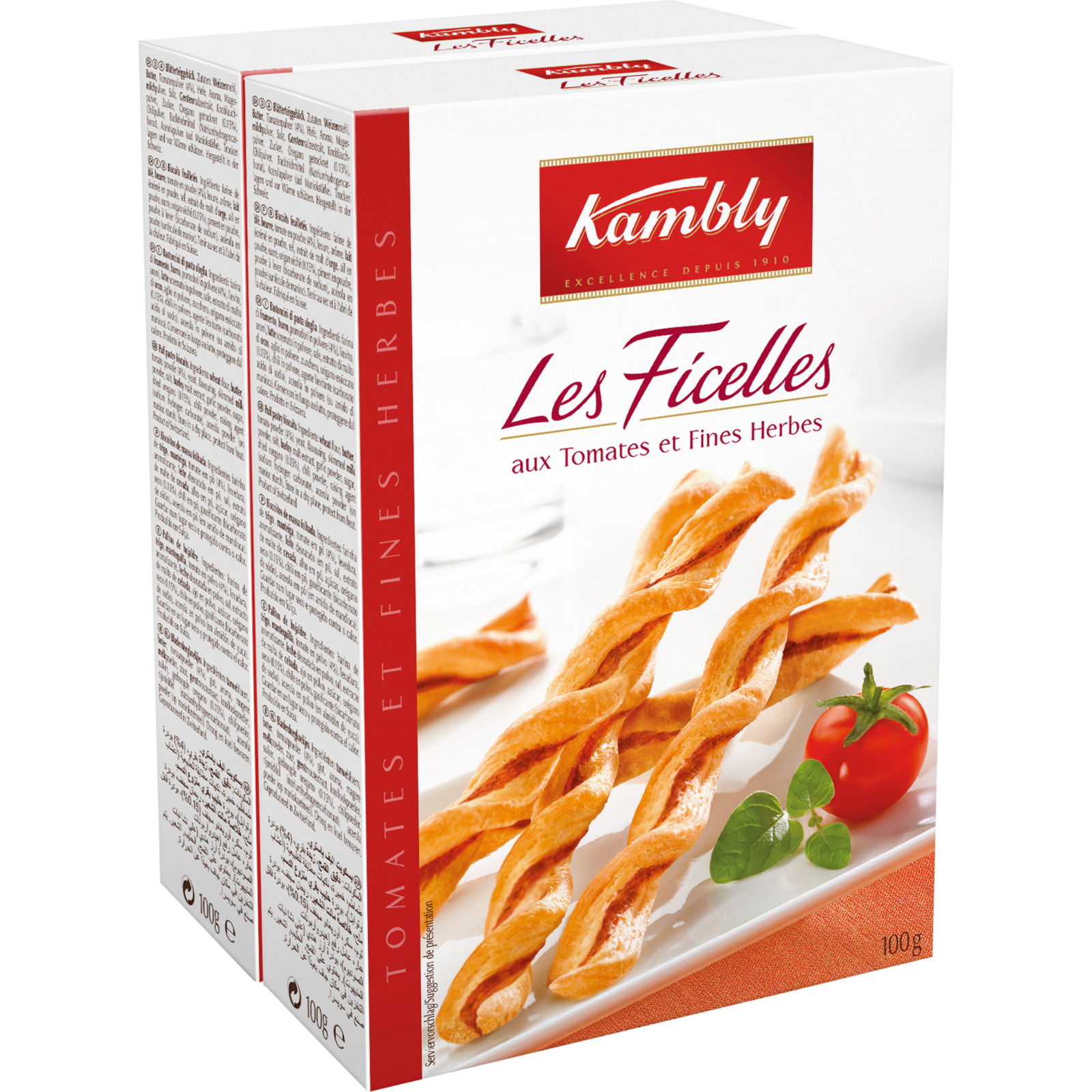 Kambly Ficelles Tomates 2 x 100 g
