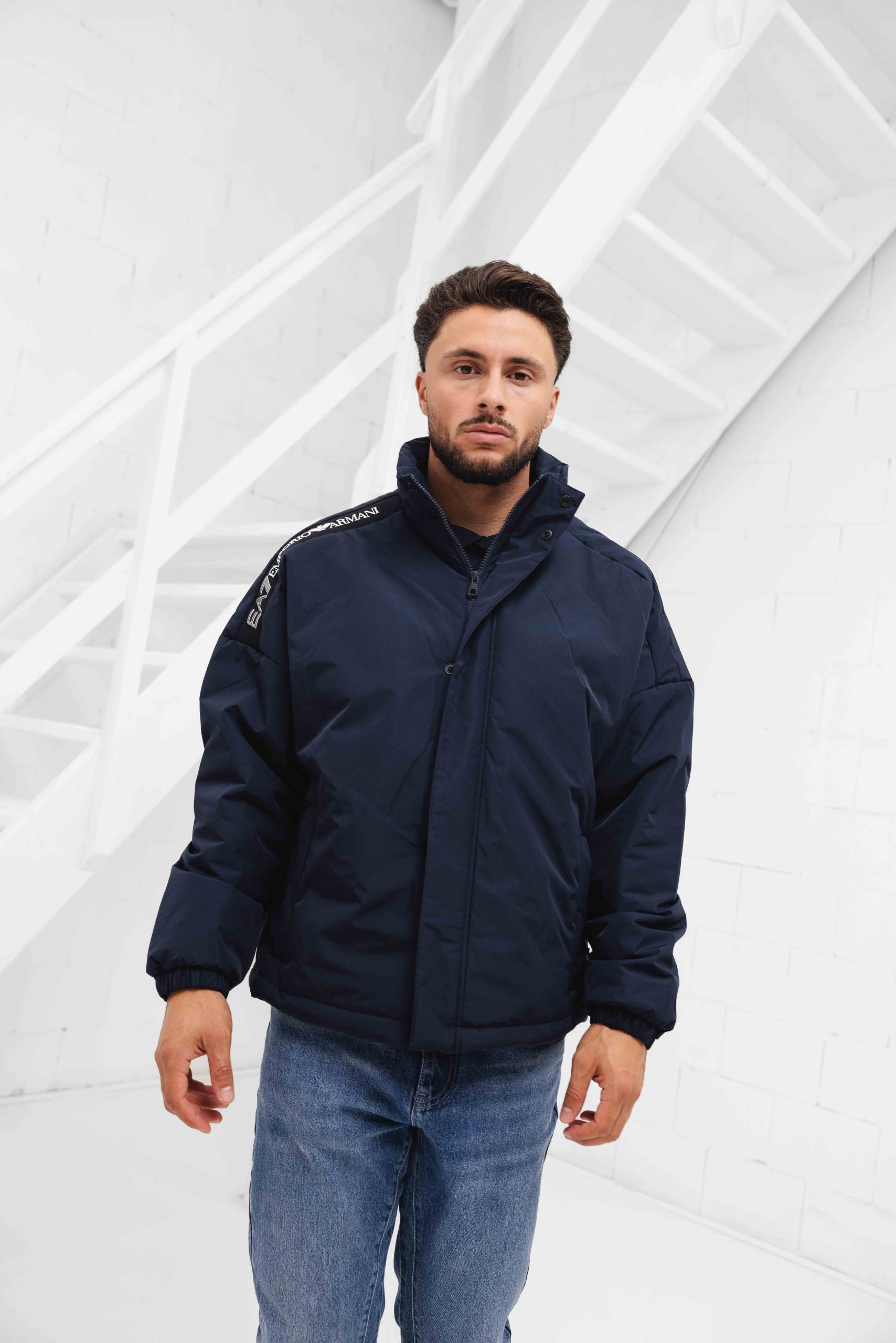 EA7 Emporio Armani 6DPB04 Bomberjacket Heren Donkerblauw