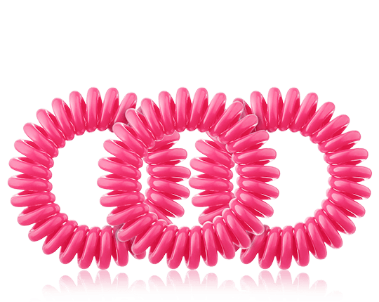 Invisibobble Power Haargummi-Ring mit gestärkter Spiralform Pinking of You 3-Stück