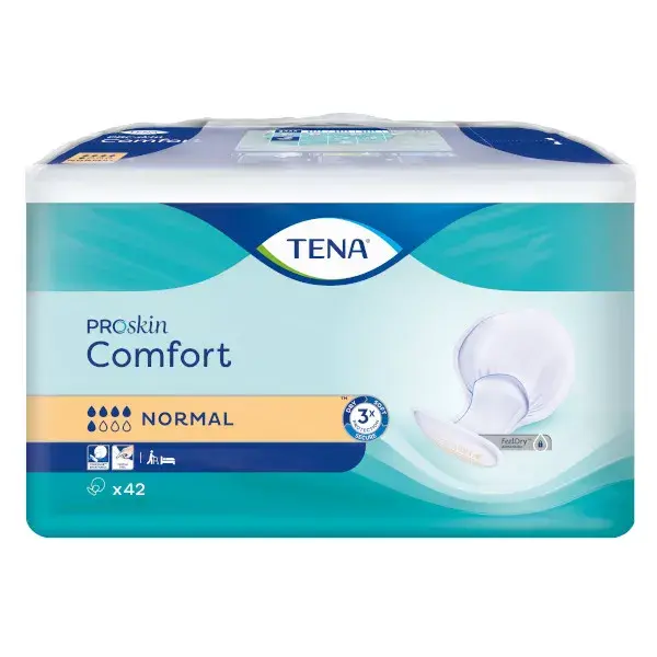 TENA Proskin Comfort Proteção Absorvente Normal 42 unidades