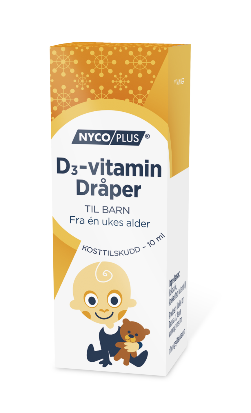 Nycoplus D3-vitamin dråper 10ml