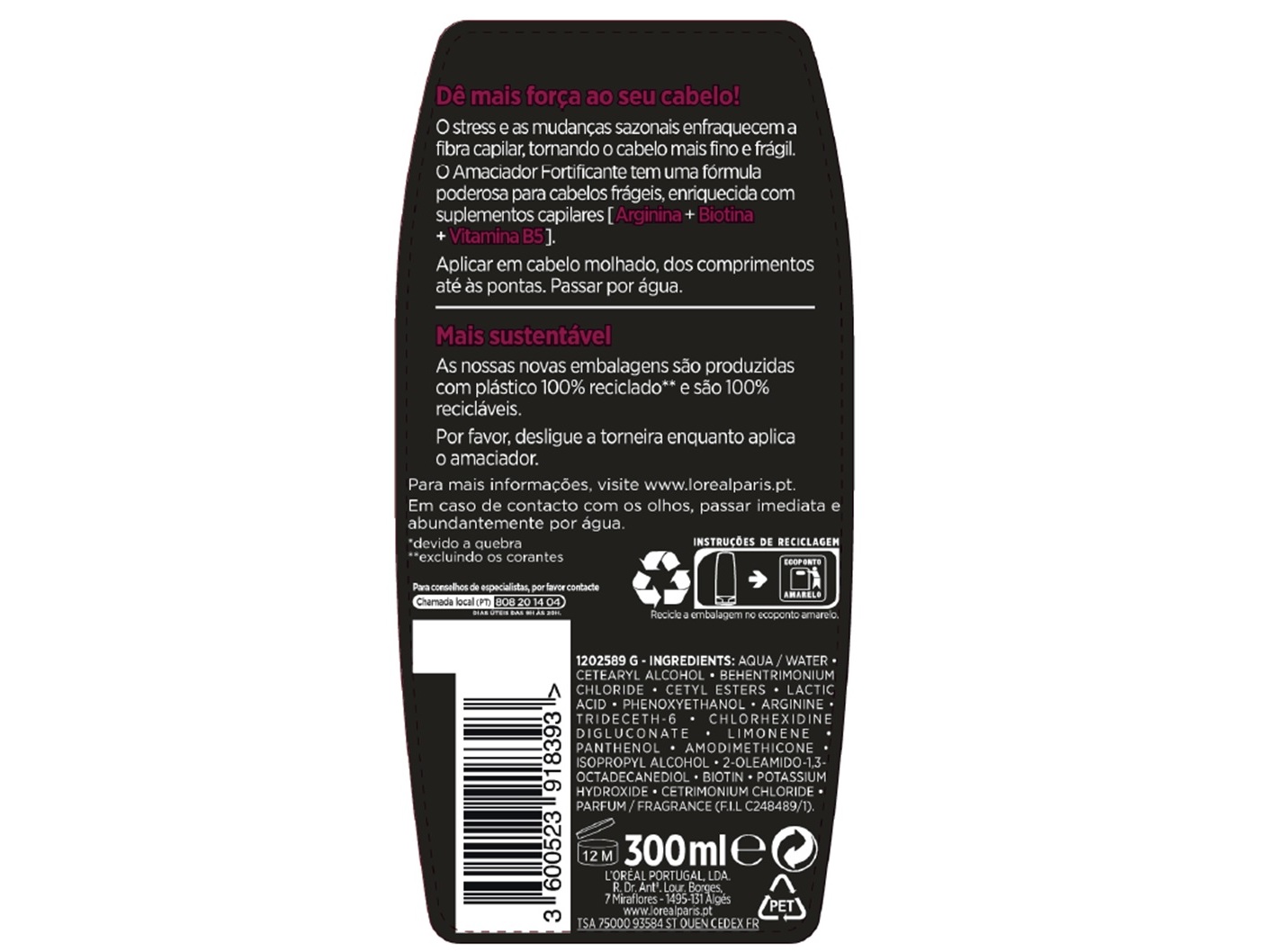 CONDICIONADOR ELVIVE FULL RESIST 300ML