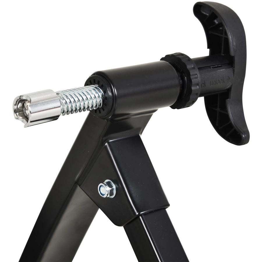 HOMCOM Rollentrainer klappbar schwarz