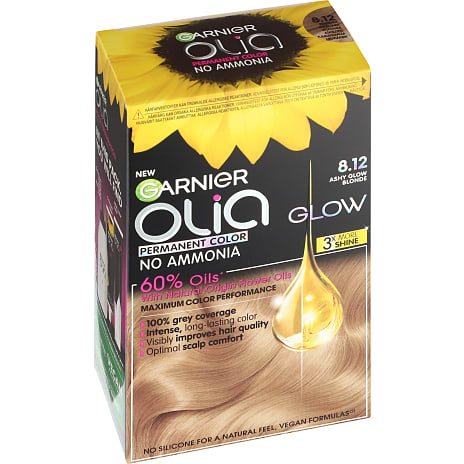 Permanent hårfarve 8.12 Ashy Glow Blond