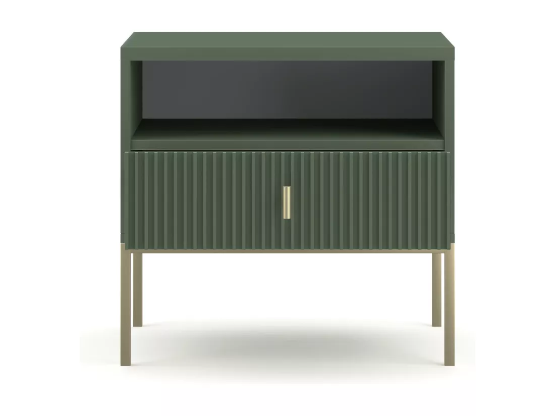 Table De Chevet MAGGIORE NS54 1D 54x39x52 Vert
