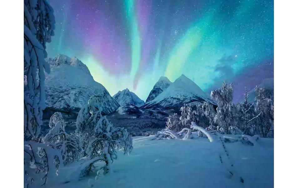 Puzzle Wenn die Nordlichter tanzen 1500 TeileKlassisches Puzzlespiel mit Premium-Qualität