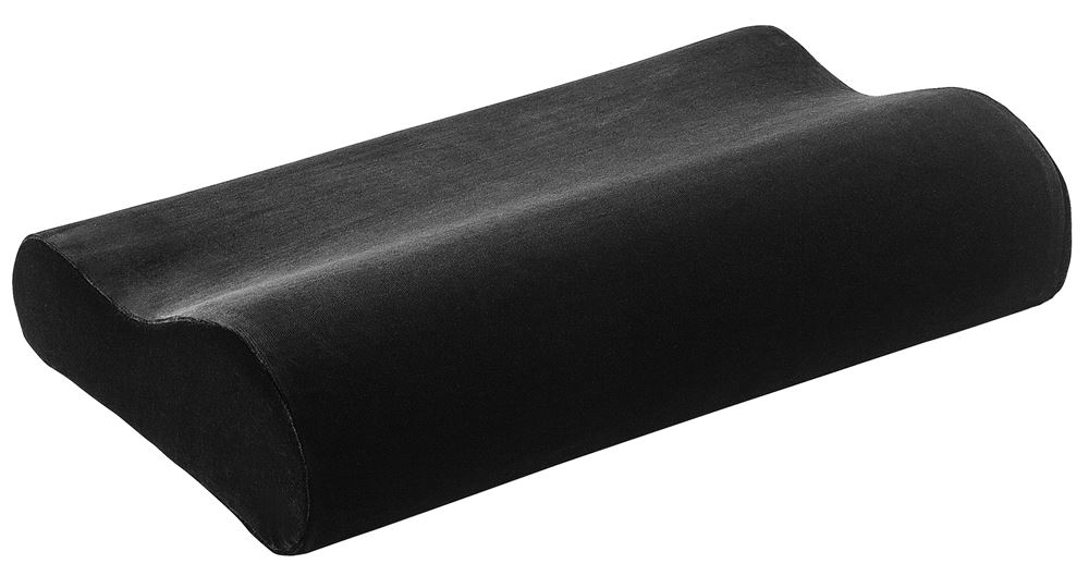 ELSA Nackenkissen<br>1 Stück, 50x11cm, inklusiv Veloursbezug schwarz