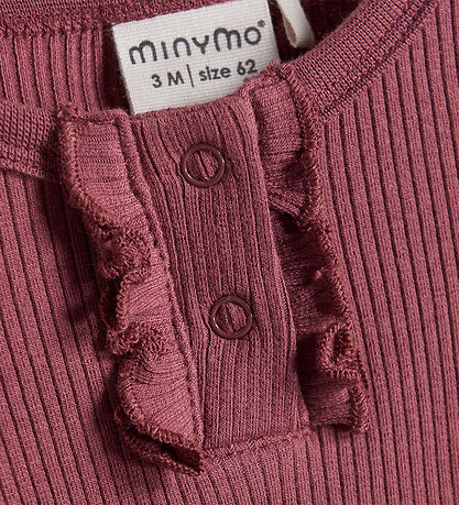 Minymo Body l/ä - Rib - Roan Rouge