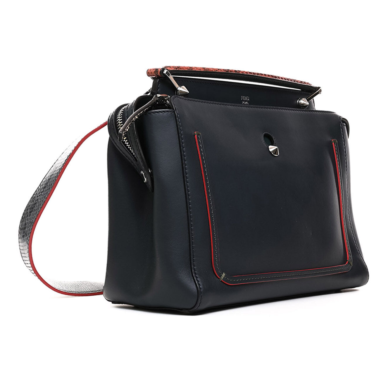 Fendi Sac bandoulière Dot Com Fendi en Cuir Marine Etat: Très bon état - Longueur 32 cm