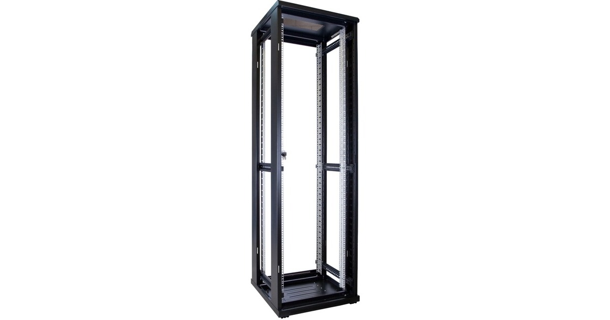DSI42U serverkast met glazen deur - DS6642  server rack  (Zwart, 600 x 600 x 2000mm)
