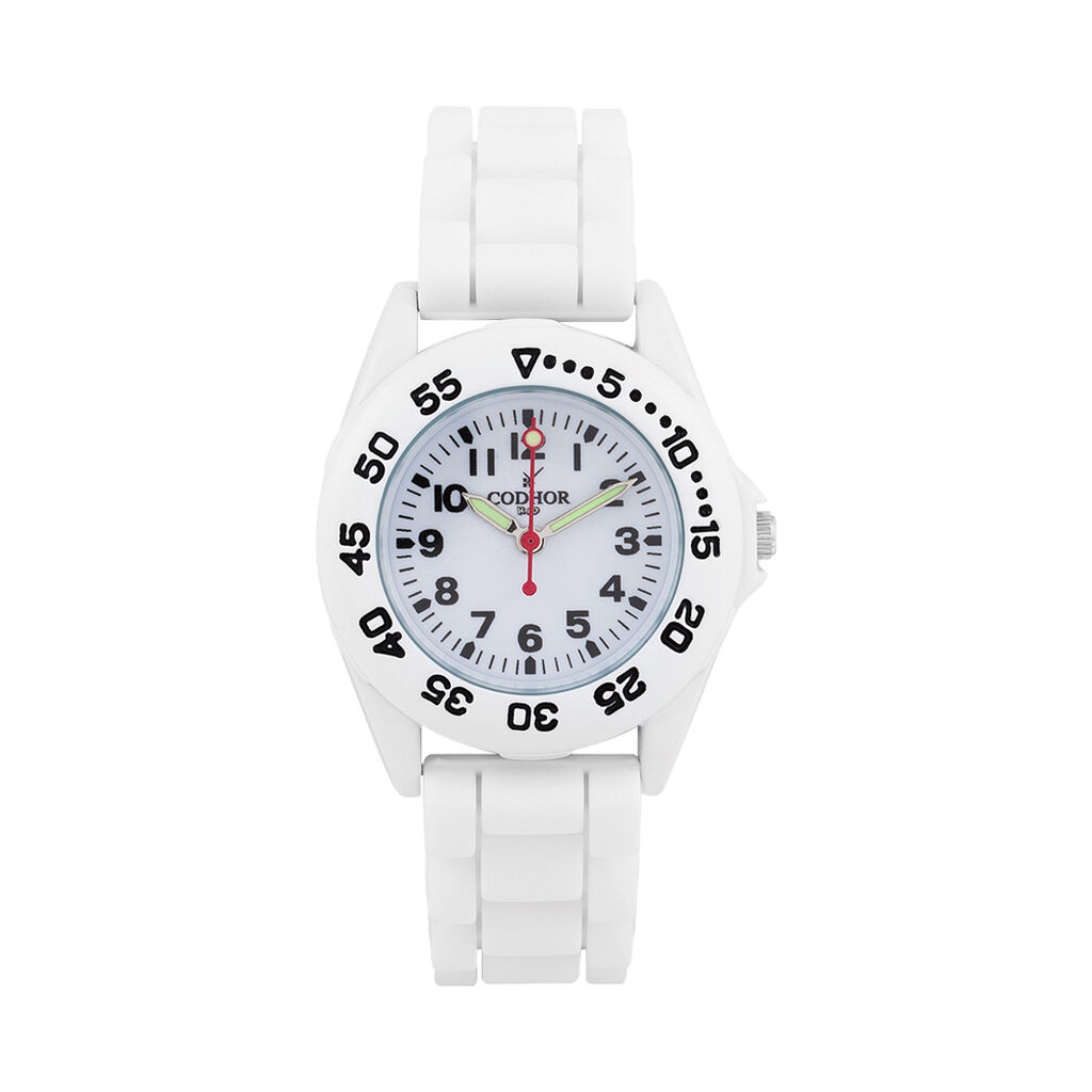Montre Codhor Kid Acier Blanc