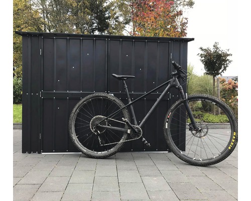 GLOBEL 6x6 fietsenstalling met fietsdrager 200x189 cm antraciet