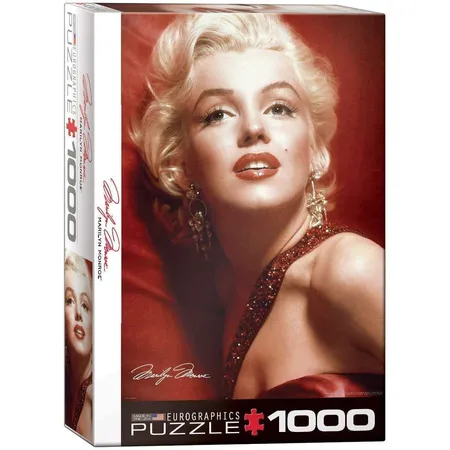 Eurographics Marilyn Monroe Portrait in Rot, 1000 Teile