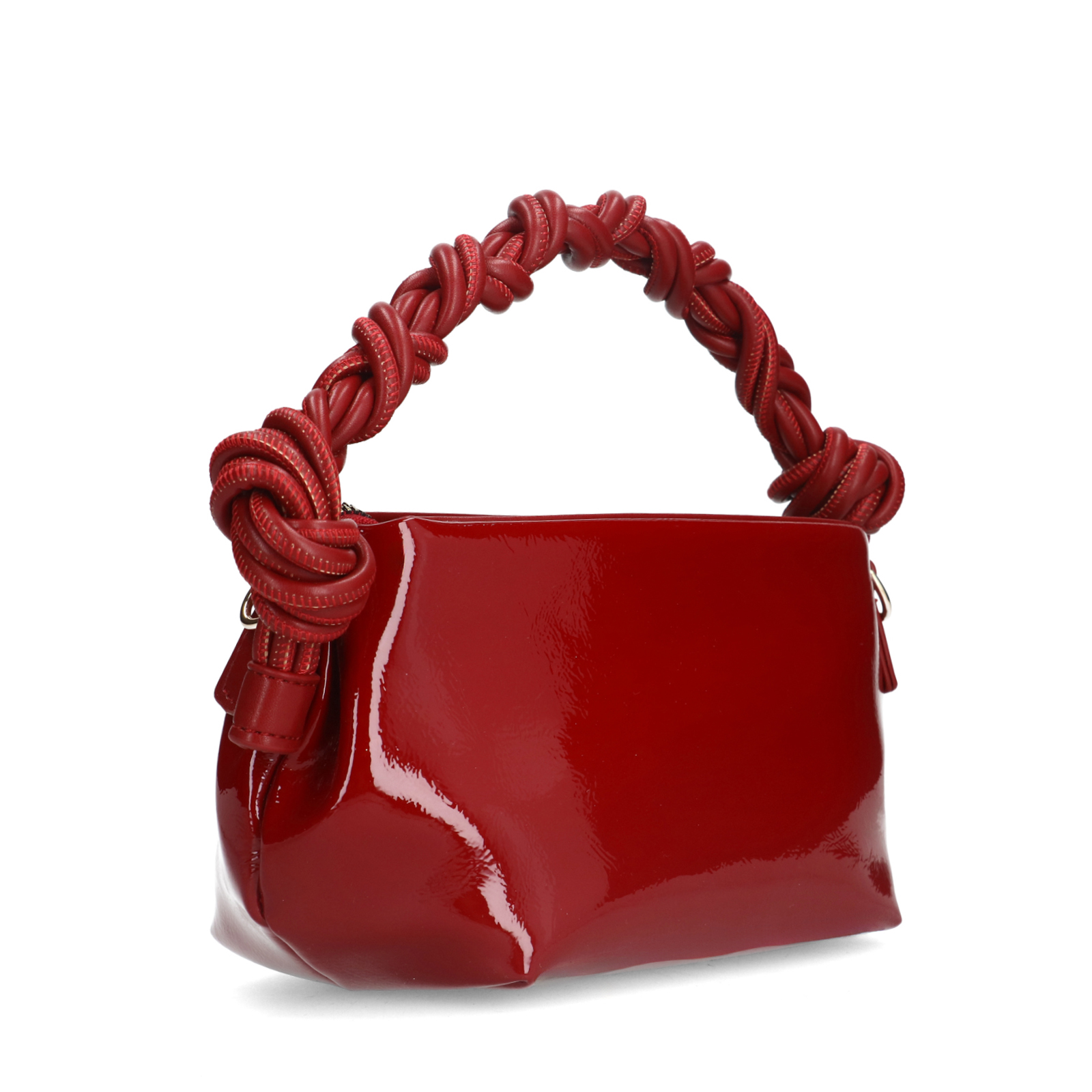 Bordeaux rode lak handtas