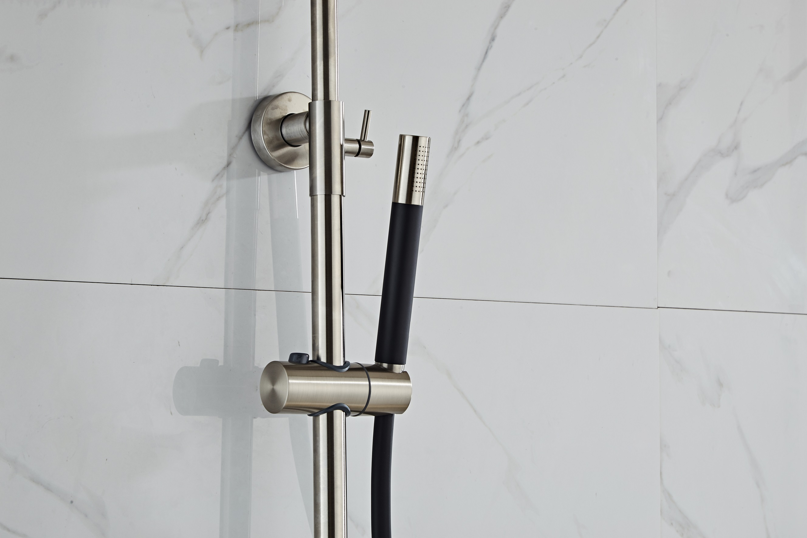 Saniclear Exclusive Pro volledig 304 RVS regendouche opbouw 20cm zwart