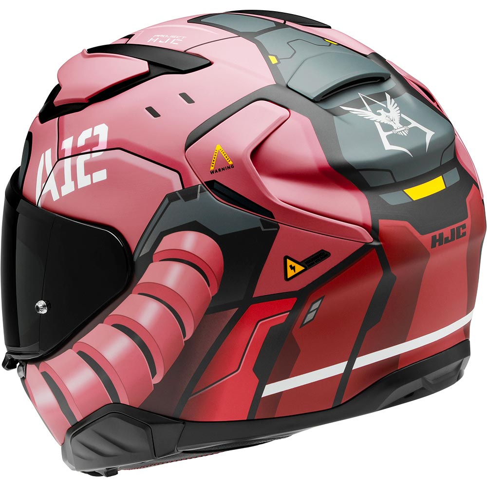 HJC - Casque F71 Zaku Bandai Namco MC1SF / Rouge / Noir