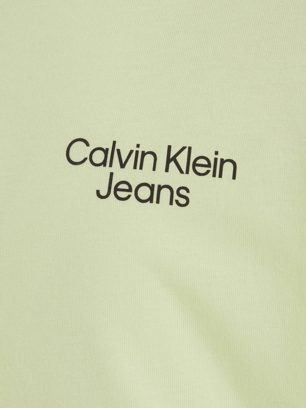 Calvin Klein T-shirt met logo mint