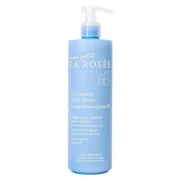 Mon Petit La Rosée Gel de lavagem ultra-suave para bebês com glicerina vegetal 400ml