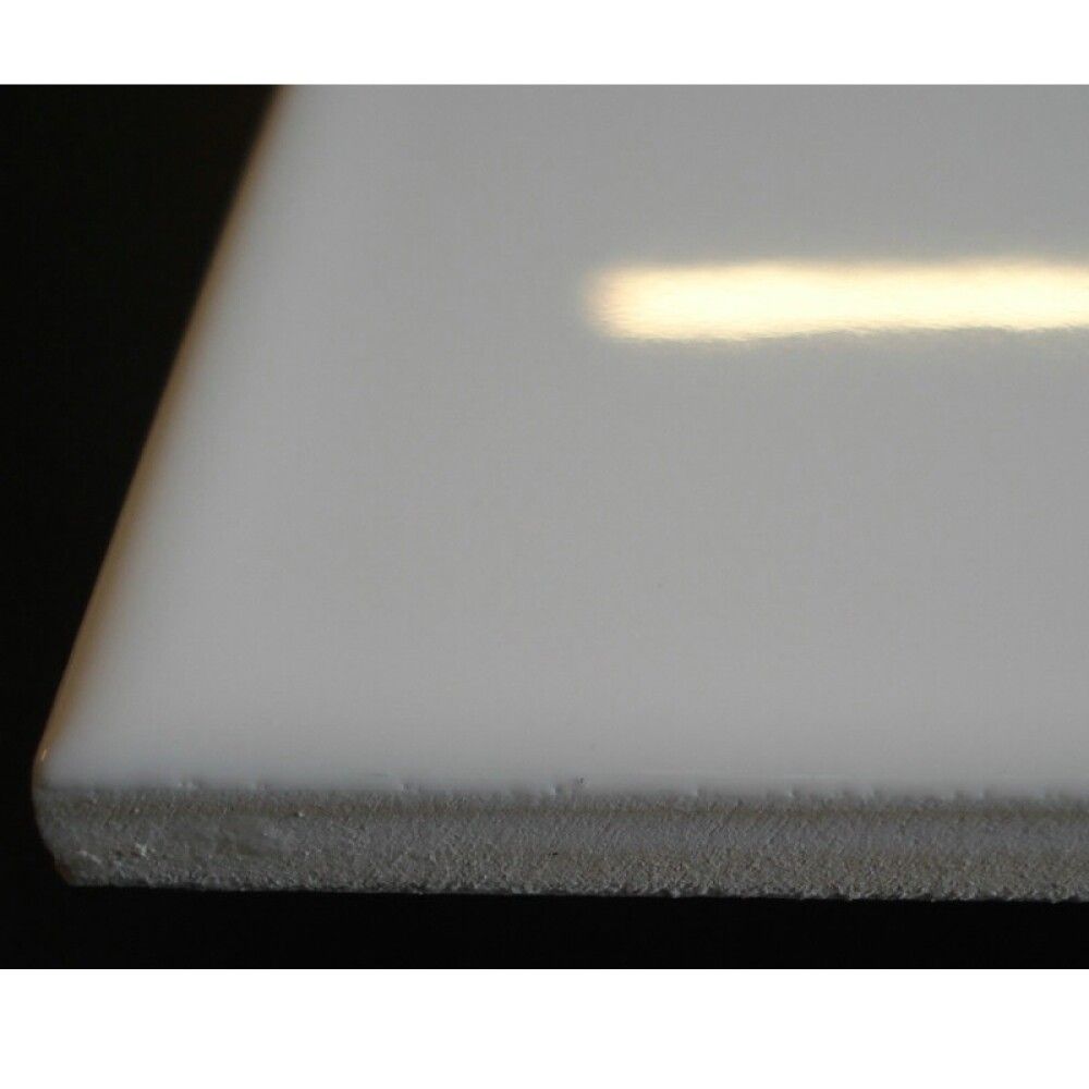 FLIS WHITE GLOSSY 000 VEGG 198X398MM 1,6M²/PK