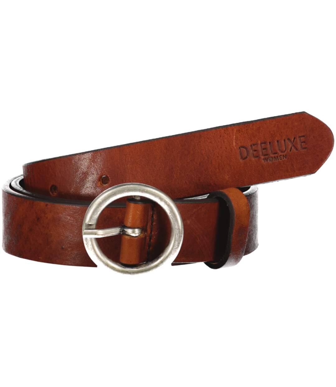 Ceinture unie en cuir CANDICE Black