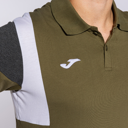 Joma Polo Manga Curta Confort Iii Caqui