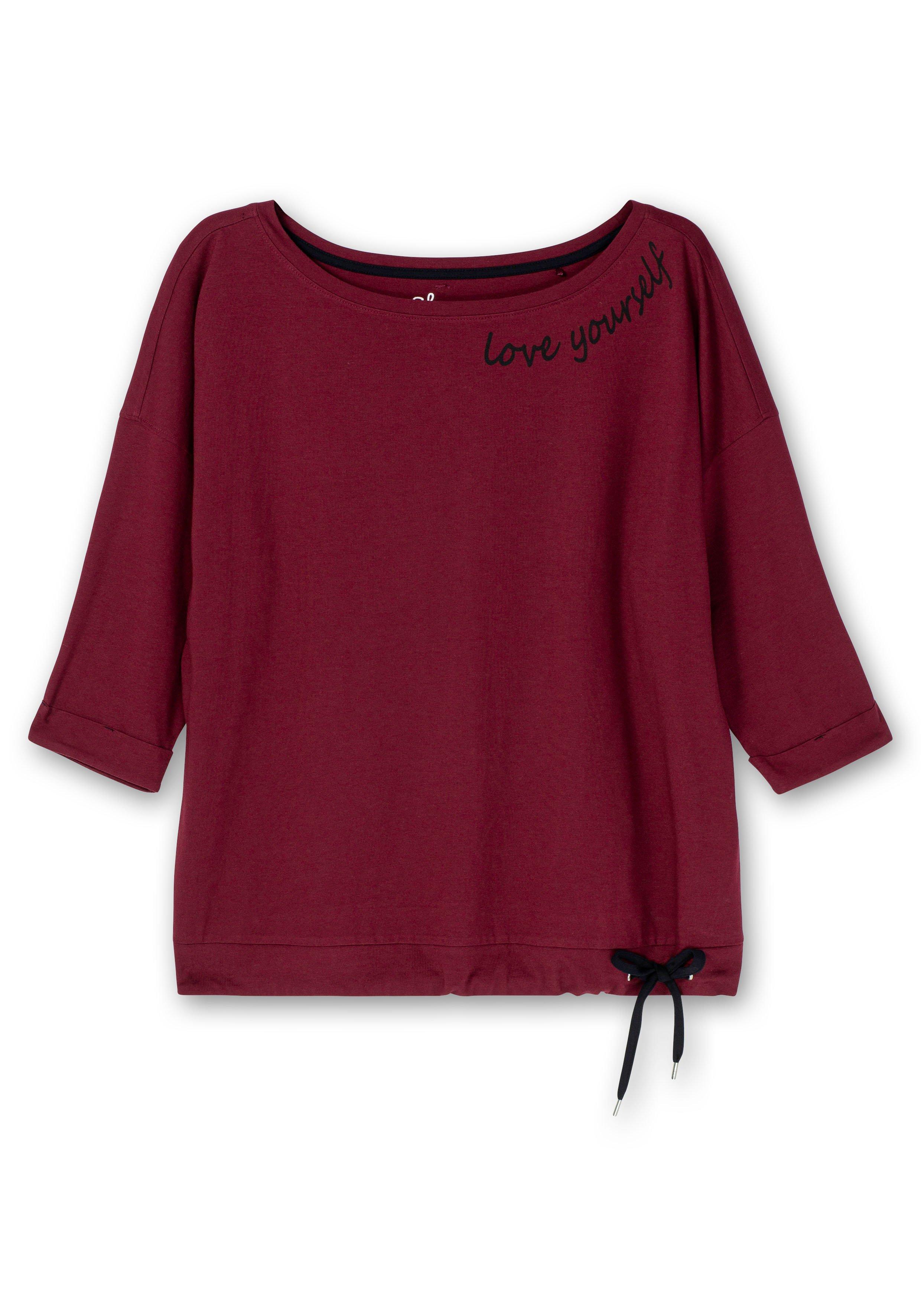 Oversized-Shirt mit Bindeband am Saum