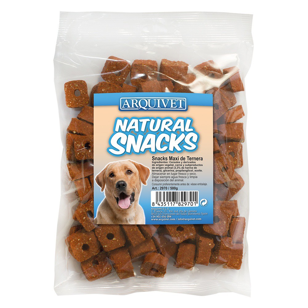 Arquivet Maxi Snacks para Cães, Sabor Carne
