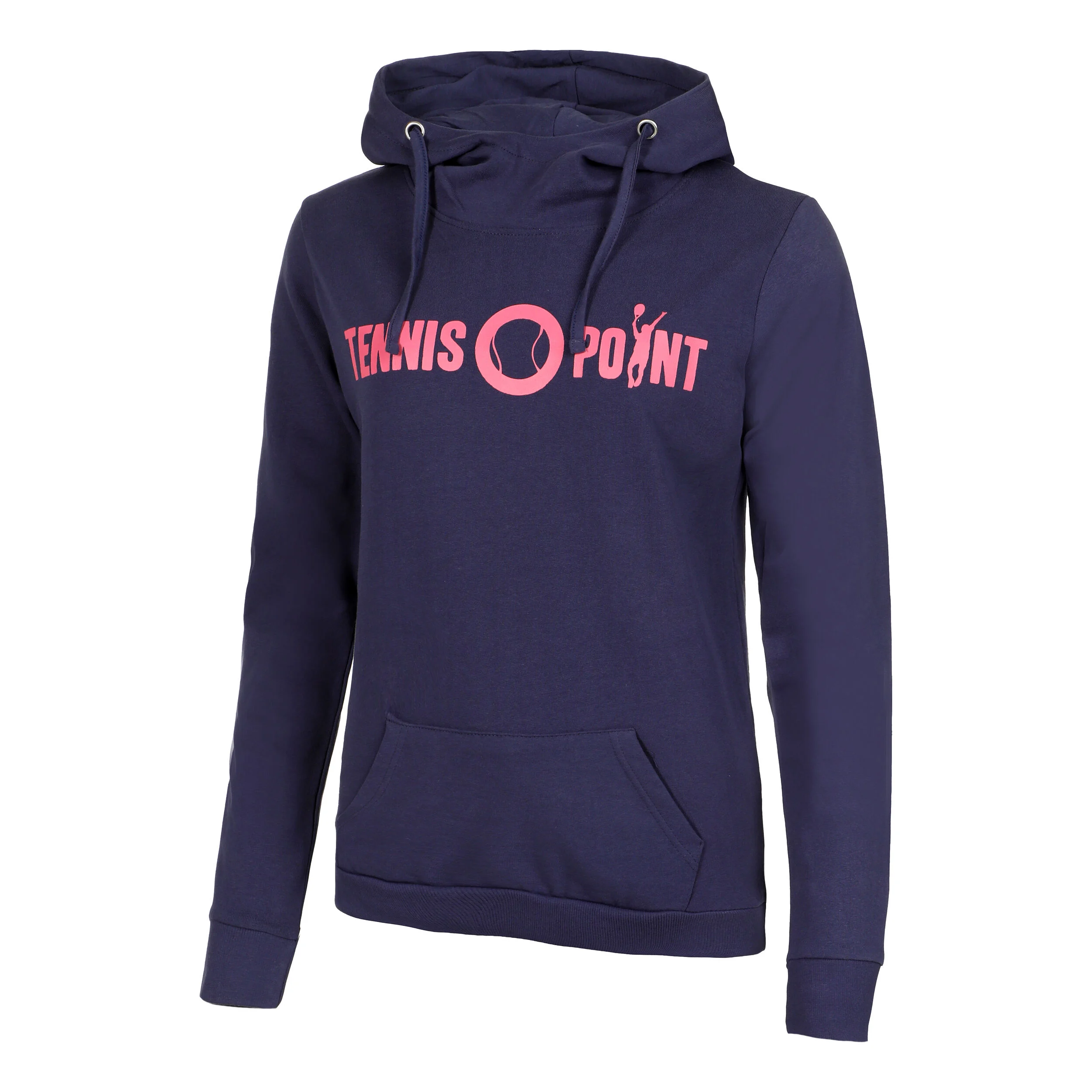 Tennis-Point Basic Sweat À Capuche Femmes - Bleu Foncé , Pink