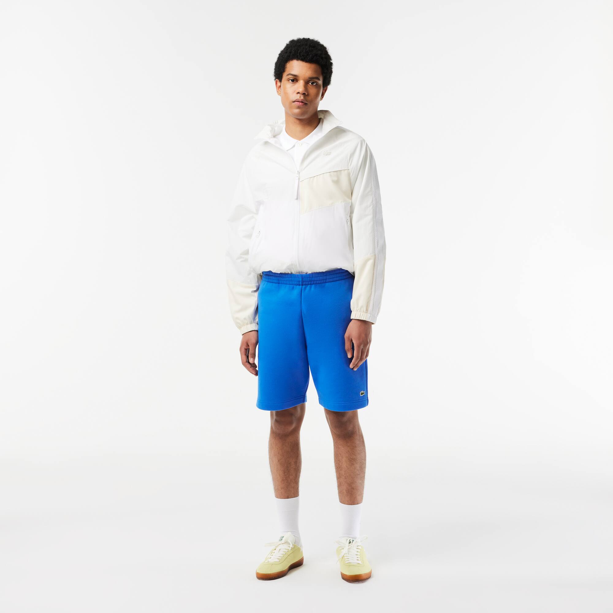 Short jogger en molleton Shorts - Bleu - Lacoste - Homme