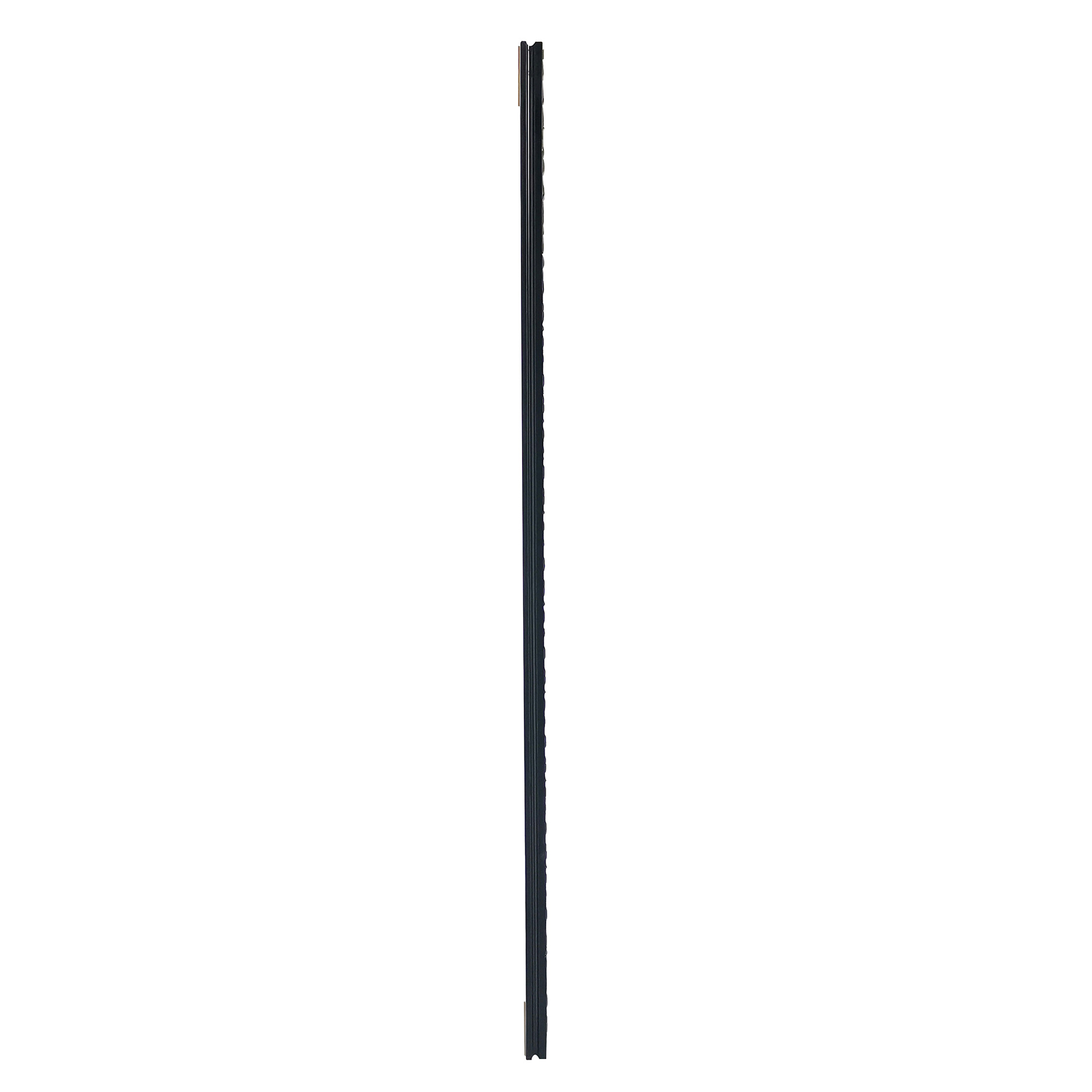 Rahmenspiegel - schwarz-silberfarben - 50x150 cm