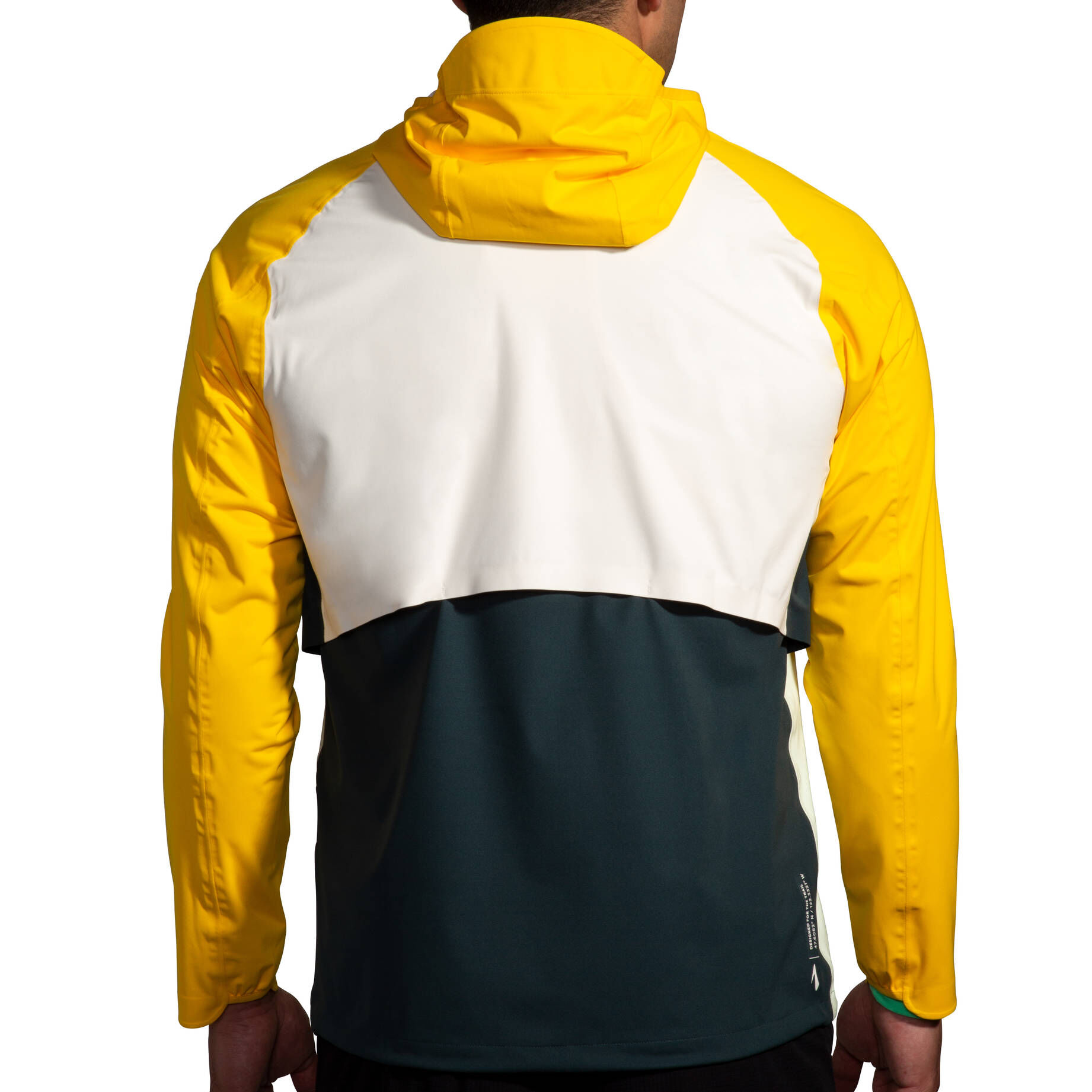 Brooks| Herren Laufjacke mit Kapuze HIGH POINT WATERPROOF JACKET