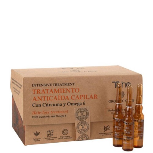 Tahe Organic Care Intensive Tratamento Antiqueda 15x5ml