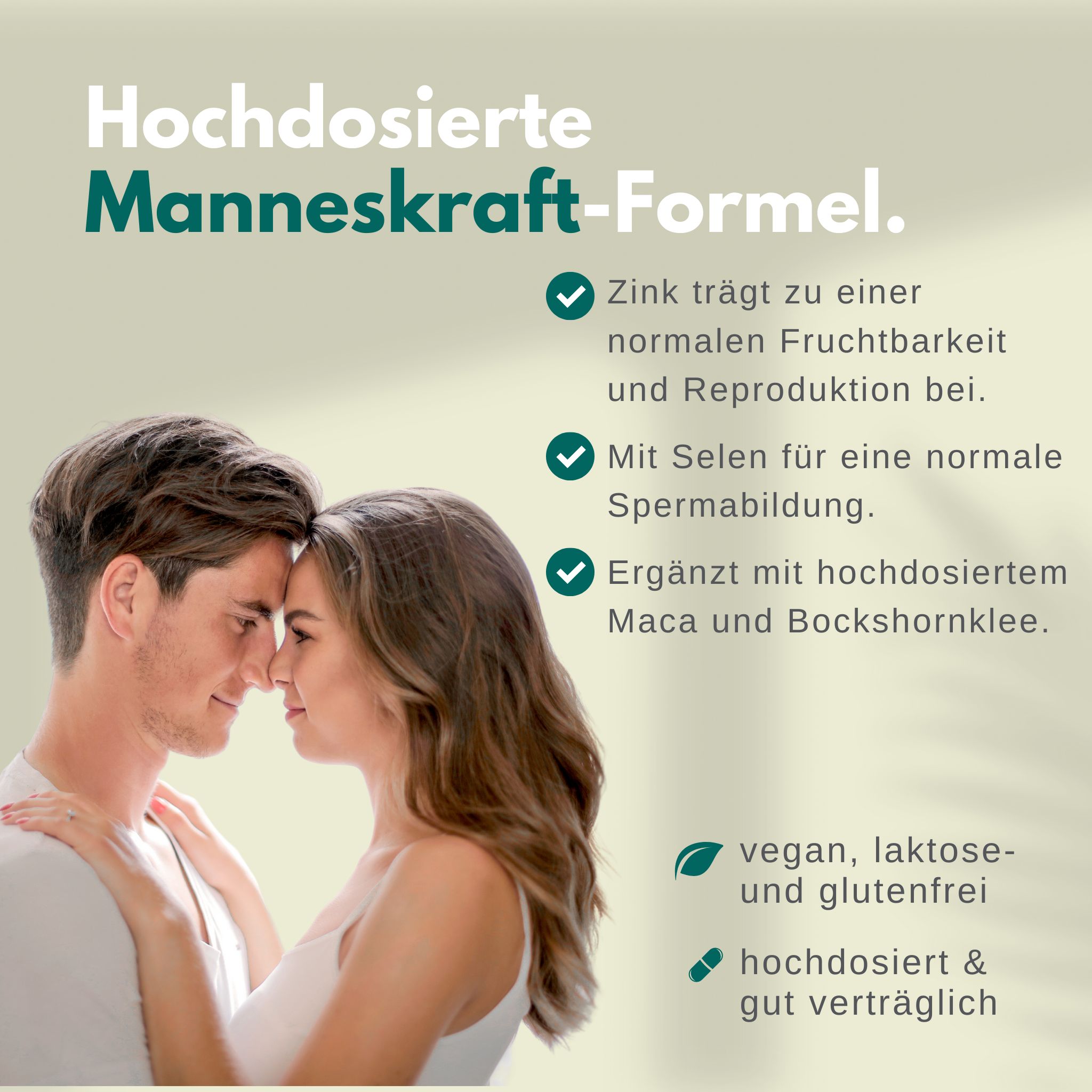 SOLVISAN®  Mannes Kraft | Testosteron, Sperma, Fertilität*