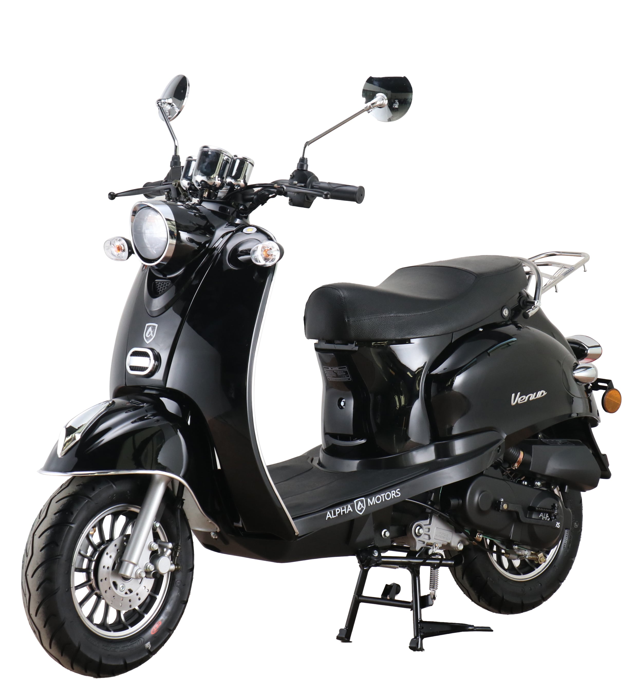 Alpha Motors Motorroller Venus 50 ccm 45 kmh EURO 5 schwarz