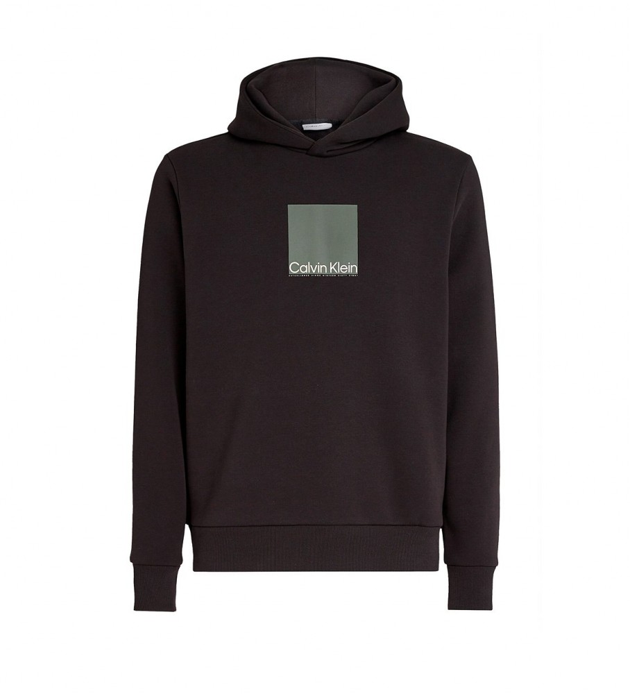 Moletom Calvin Klein com logo quadrado preto