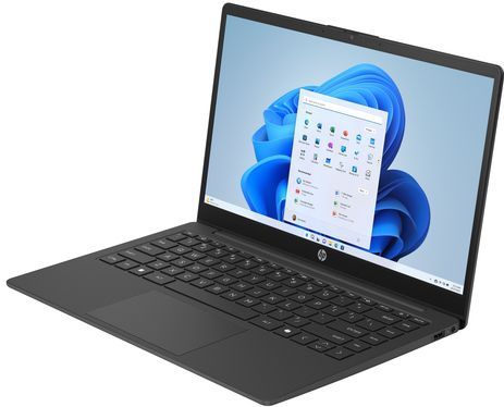 HP - 14-em0636nd - Laptop - Zwart - 35,6 cm (14 inch) - AMD Ryzen™ 3 7320U - 8 GB DDR4 - 256 GB SSD - Wi-Fi 6