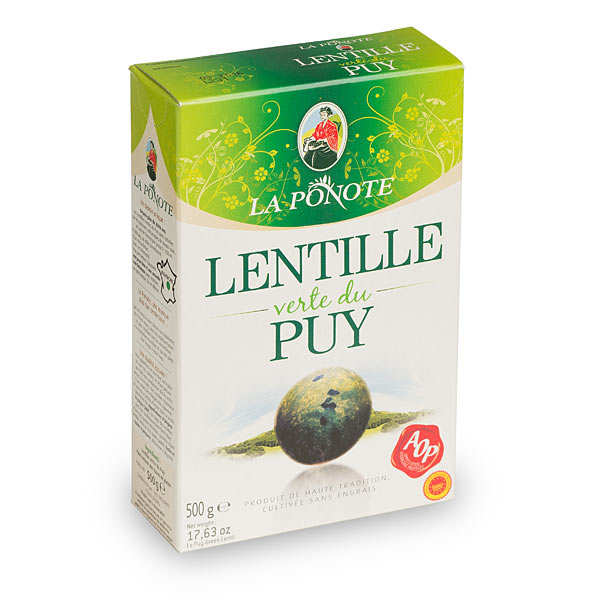 Lentilles vertes du Puy AOP