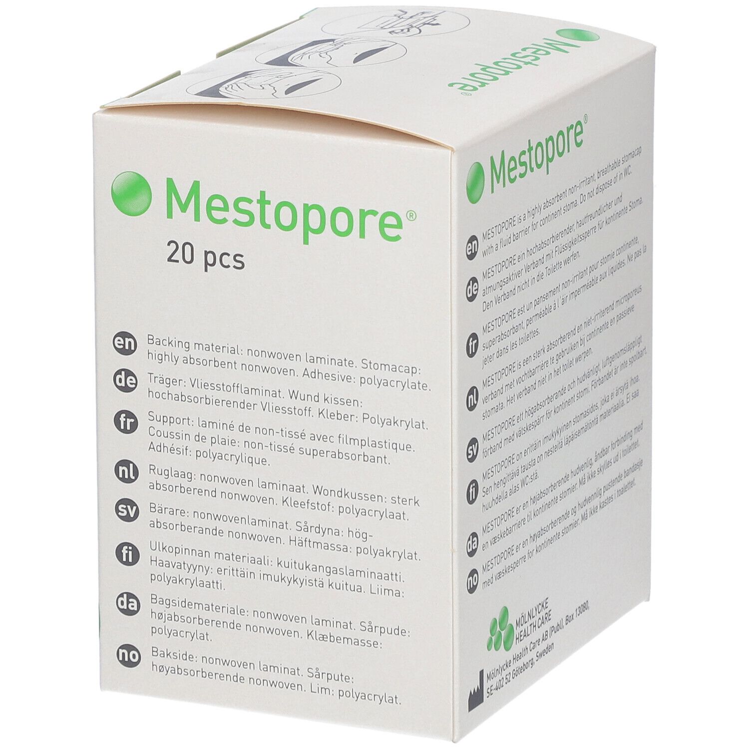 Mestopore Stomaverband 665000