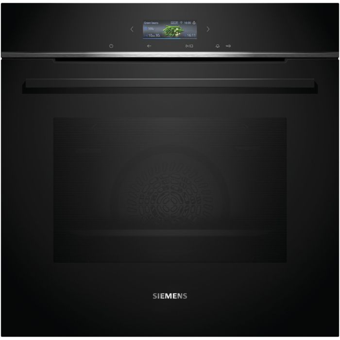 Siemens Einbau-Backofen iQ700 HB734G1B1 Schwarz Edelstahl