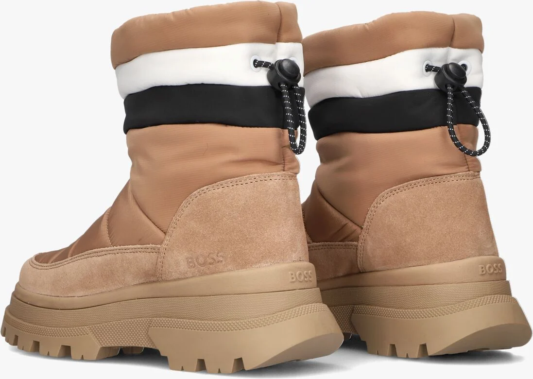 BOSS beige boss enkelboots foster