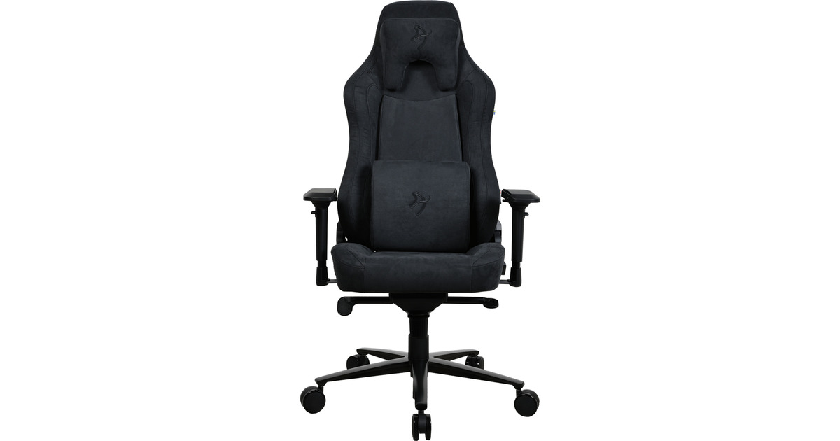 ArozziVernazza Supersoft Fabric - Pure Black gamestoel  (Zwart)