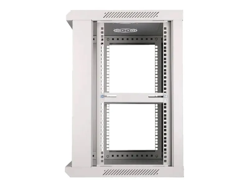 Extralink - Rack kabinet - 600x450 mm - vægmonterbar - grå - 12U - 19