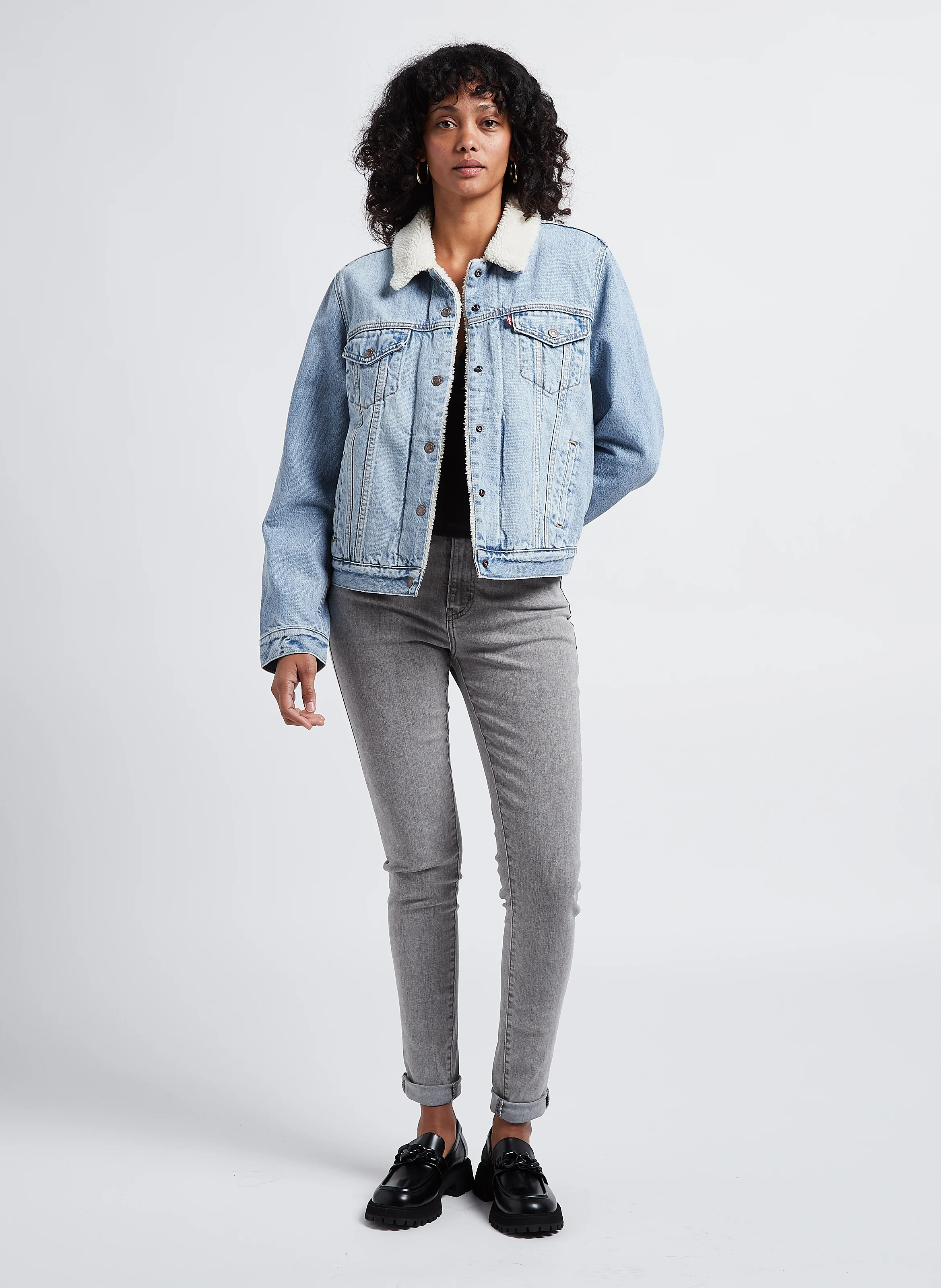 721 HIGH RISE SKINNY - Jean skinny en coton mélangé| Gris