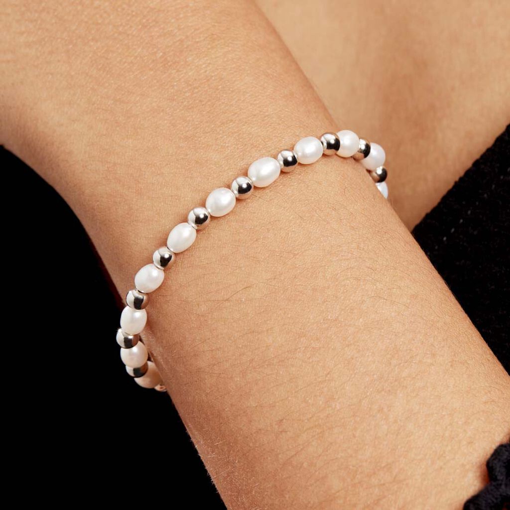 Bracelet Argent Bede Perles De Culture