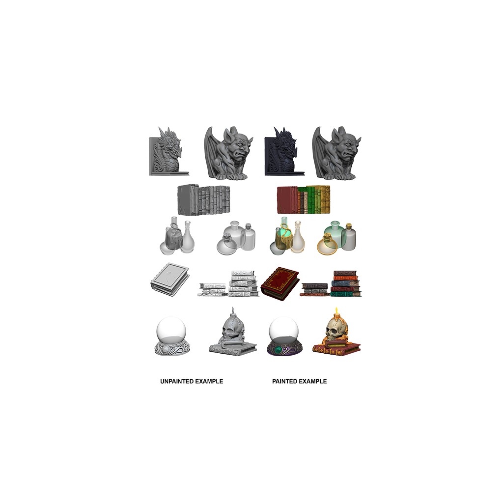 Wizkids Deep Cuts Unpainted Miniatures : Wizard's Room