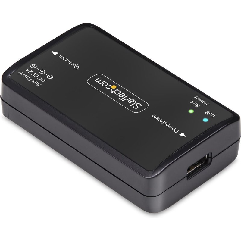 StarTech.com Isolateur Galvanique USB, Jusqu'à 6KV, Isolateur de Bruit Électrique, IP40, Montage sur Rail DIN, Filtre d'Alimentation Isolé, USB 2.0/1.1, 5V/250mA, Plug-and-Play, TAA